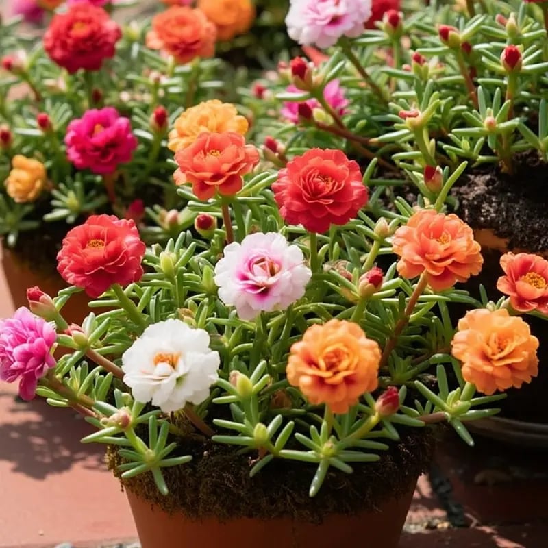 🌸Mieszanka nasion róży mchowej (1000 nasion) – 🌿Portulaka/Róża słoneczna