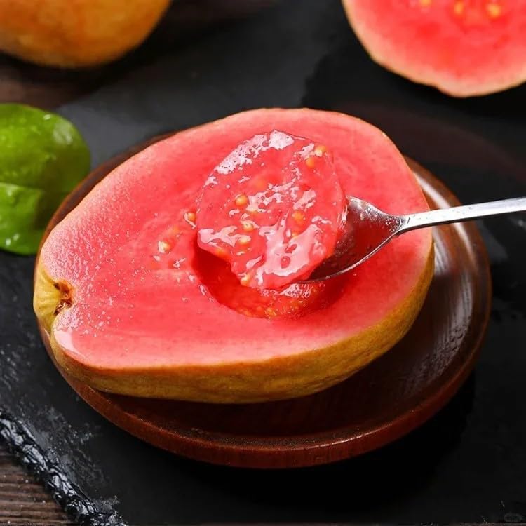 Organiczne nasiona różowej guawy - 60 sztuk