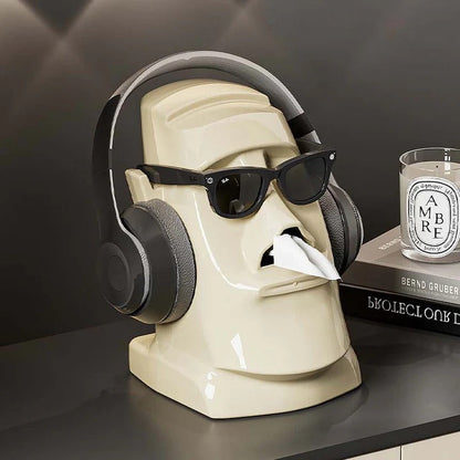 Pudełko na chusteczki Moai Tiki