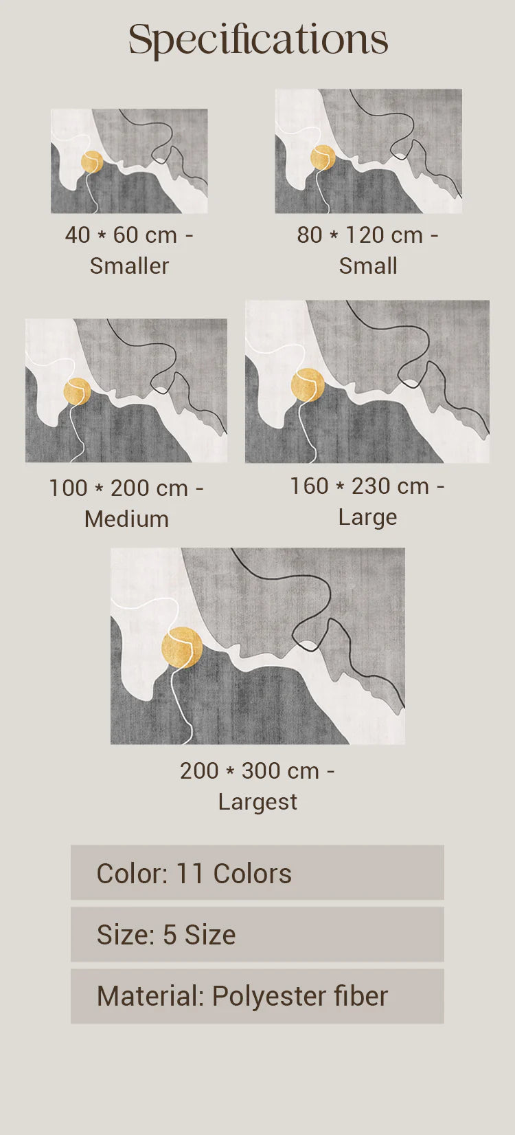 Luksusowy, plamoodporny dywan nadający się do prania