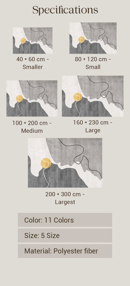 Luksusowy, plamoodporny dywan nadający się do prania