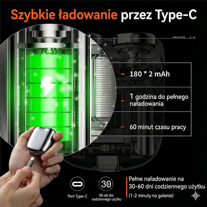 Mini golarka USB (ładowalna)
