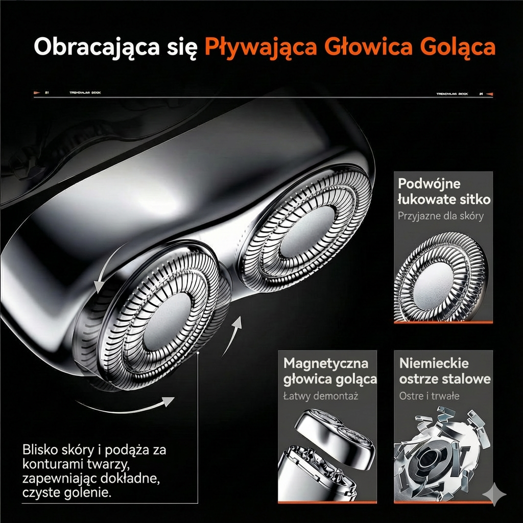 Mini golarka USB (ładowalna)