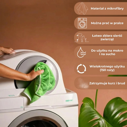 GreenSweep™ wielokrotnego użytku mop kompatybilny ze Swiffer
