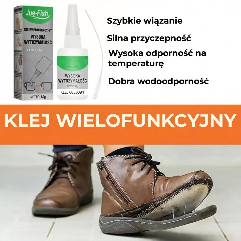Super Mocny klej uniwersalny – do plastiku, drewna i ceramiki (przezroczysty)