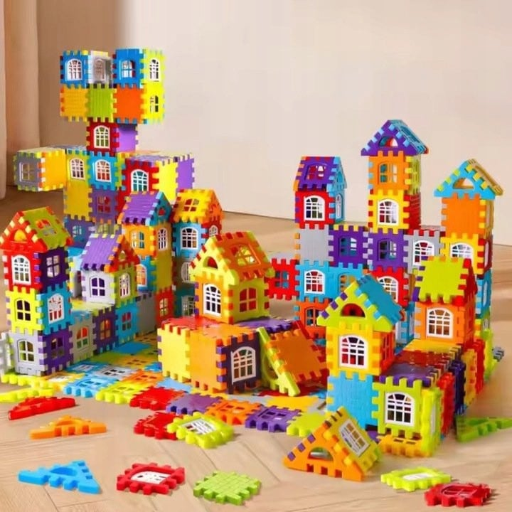 Blocksy Town™ – zbuduj własne magnetyczne miasteczko (320 elementów)
