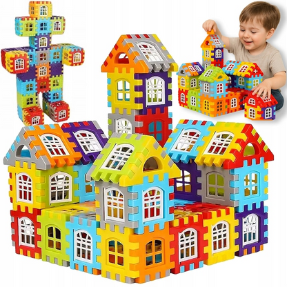 Blocksy Town™ – zbuduj własne magnetyczne miasteczko (320 elementów)