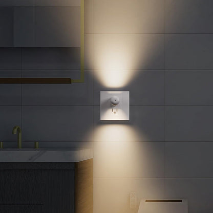 Inteligentna nocna lampka LED z czujnikiem zmierzchu