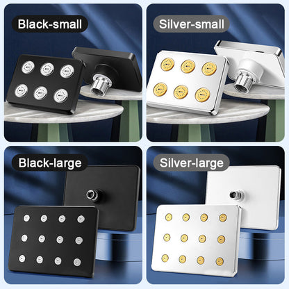 Elastyczna kwadratowa głowica prysznicowa – regulowana 360°