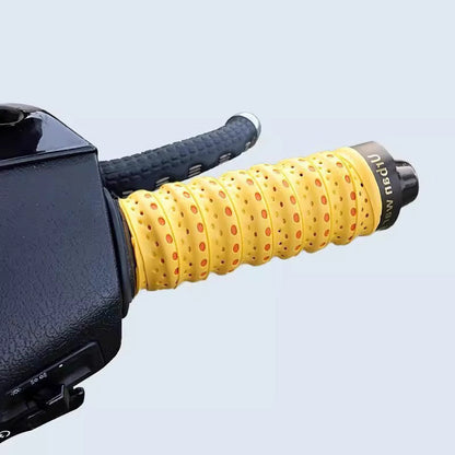 Ergonomiczne chwyty motocyklowe z wypukłym profilem punktów nacisku