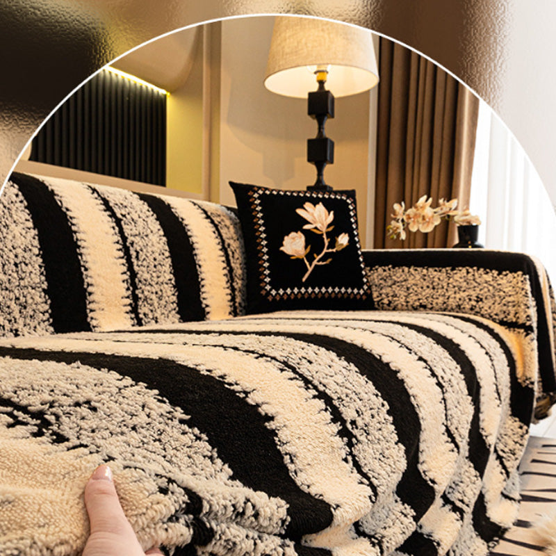 Pluszowy pokrowiec na sofę odporny na zwierzęta z funkcją antypoślizgową