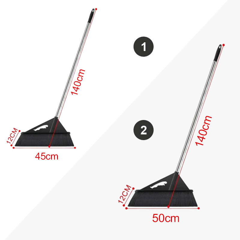 Solidna i wytrzymała miotła ogrodowa z twardym włosiem