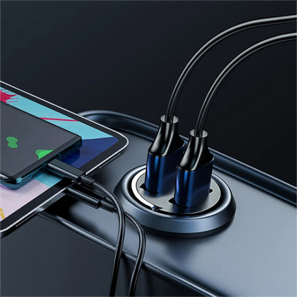 Ładowarka samochodowa z funkcją szybkiego ładowania USB-C i USB-A