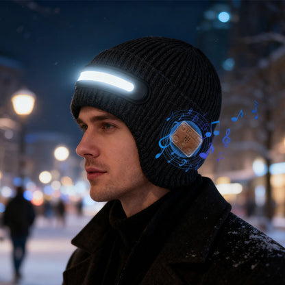 Inteligentna czapka — Bluetooth i oświetlenie LED
