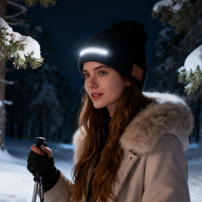 Inteligentna czapka — Bluetooth i oświetlenie LED