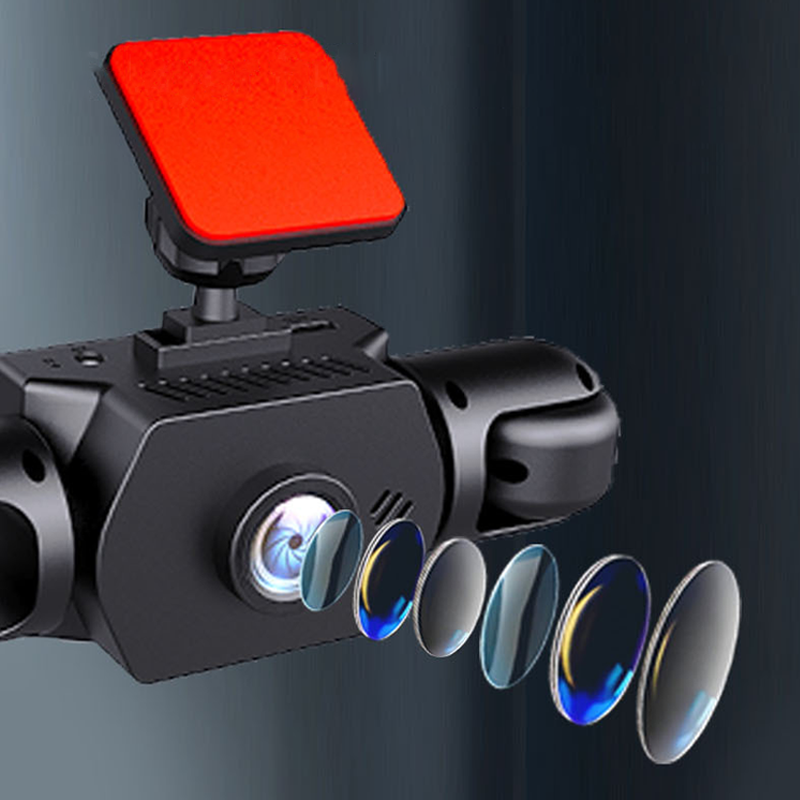 Profesjonalny rejestrator jazdy 360° – 4 kamery, pełne pole widzenia – Full HD z trybem nocnym i nagrywaniem w pętli