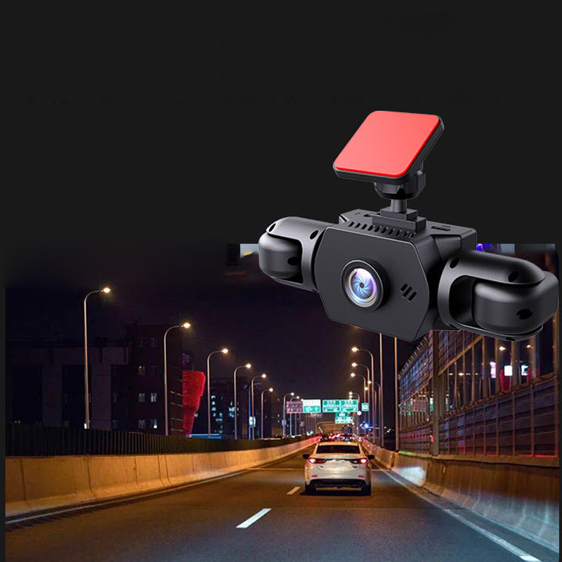 Profesjonalny rejestrator jazdy 360° – 4 kamery, pełne pole widzenia – Full HD z trybem nocnym i nagrywaniem w pętli