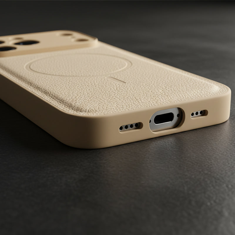 Etui MagSafe do iPhone [12–17] – Luksusowe matowe wykończenie – Powłoka odporna na odciski palców i tłuszcz