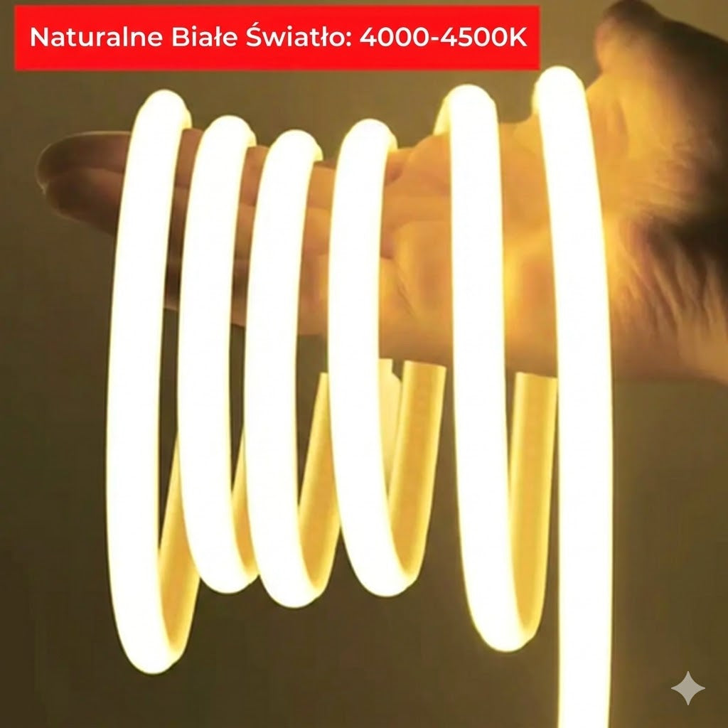 Taśma LED RGB – samoprzylepna i przycinana – oświetlenie nastrojowe do salonu i kuchni