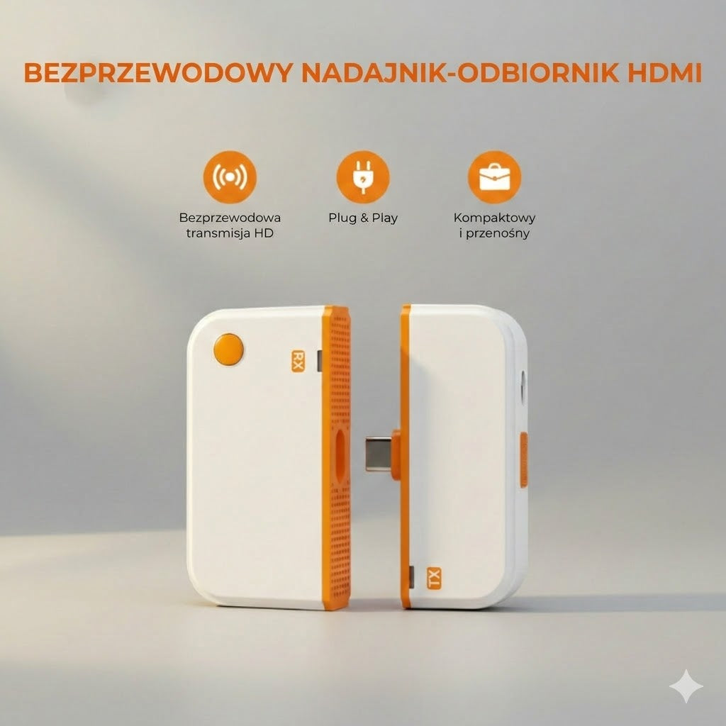 Bezprzewodowy nadajnik i odbiornik HDMI
