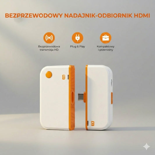 Bezprzewodowy nadajnik i odbiornik HDMI