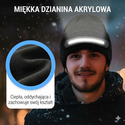 Inteligentna czapka — Bluetooth i oświetlenie LED