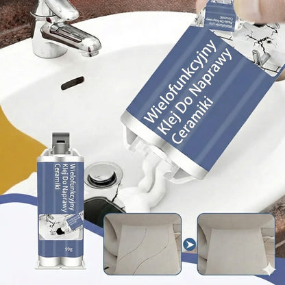 Przezroczysty klej do porcelany i ceramiki – wodoodporny klej naprawczy do naczyń i wazonów