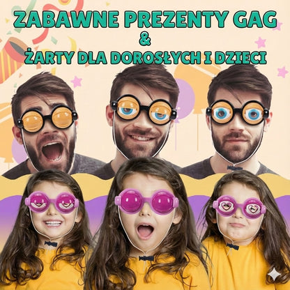 Zabawne migające okulary