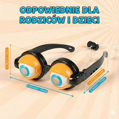 Zabawne migające okulary