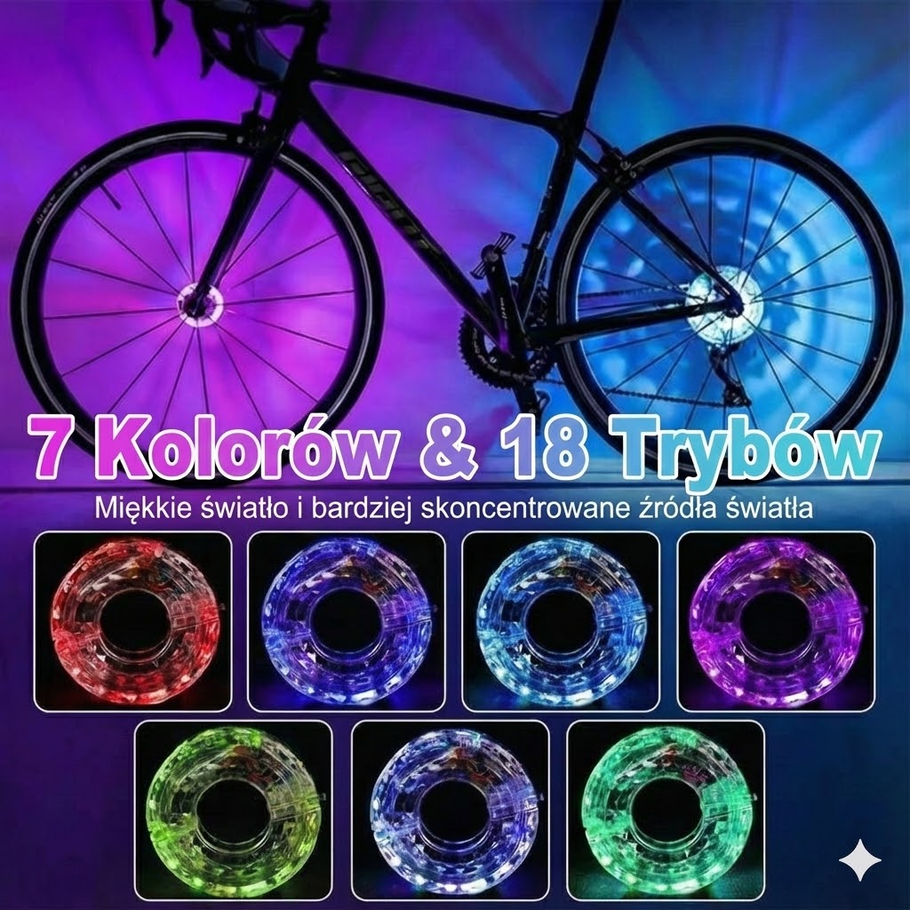 Ładowana lampka RGB z czujnikiem ruchu (oświetlenie nastrojowe)