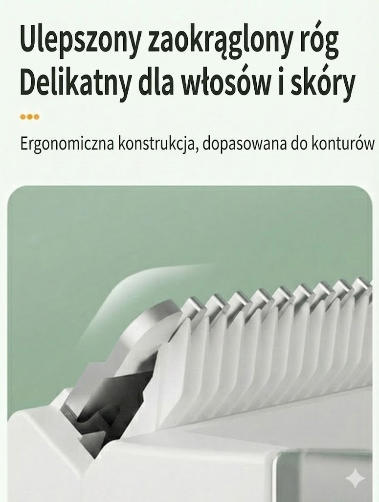 Maszynka do strzyżenia z funkcją odsysania włosów (bez bałaganu)