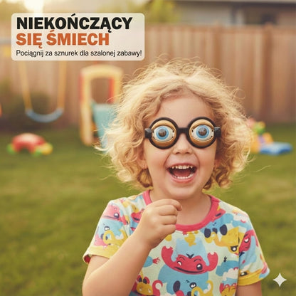 Zabawne migające okulary