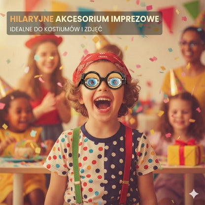 Zabawne migające okulary