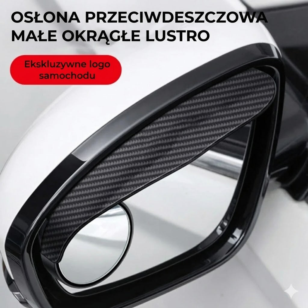 Osłona przeciwdeszczowa na lusterko boczne – ochrona przed deszczem i słońcem