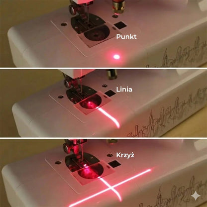 StitchLaser™ – laserowa prowadnica do maszyny do szycia, do prostych szwów