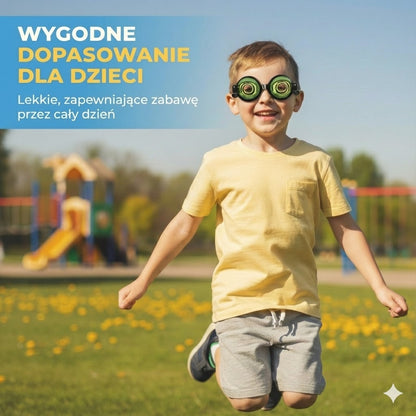 Zabawne migające okulary