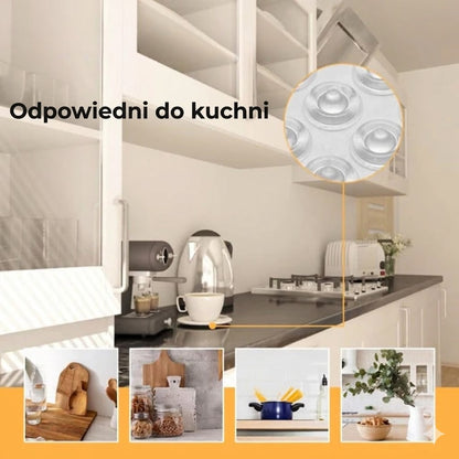 Przezroczyste silikonowe podkładki ochronne do mebli (24 szt.)