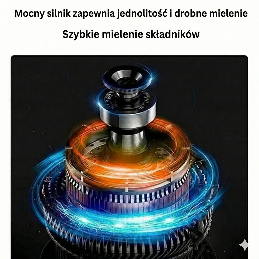 Elektryczny młynek do kawy i przypraw – młynek ze stali nierdzewnej do kawy, orzechów i nasion (kompaktowy)