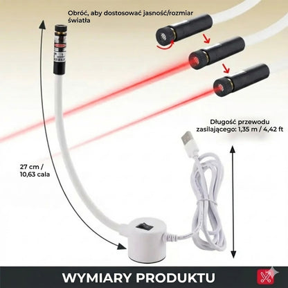 StitchLaser™ – laserowa prowadnica do maszyny do szycia, do prostych szwów
