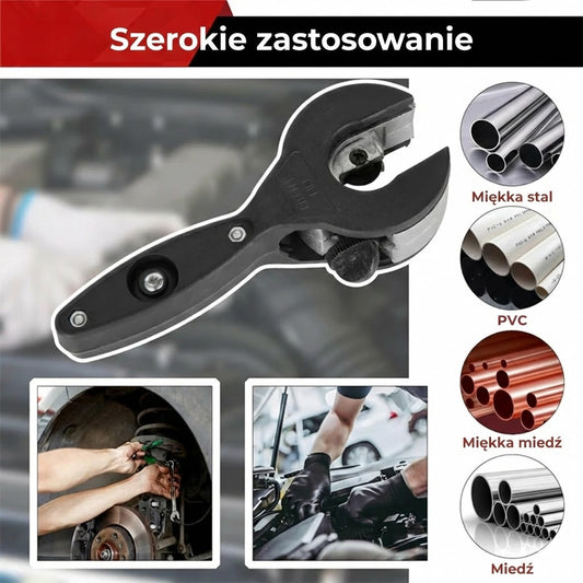 3-częściowy obcinak do rur z mechanizmem zapadkowym