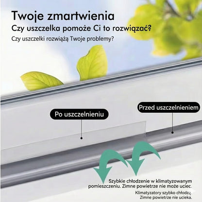 Uszczelka do drzwi 5 m – przeciwwiatrowa, przeciwkurzowa i dźwiękochłonna