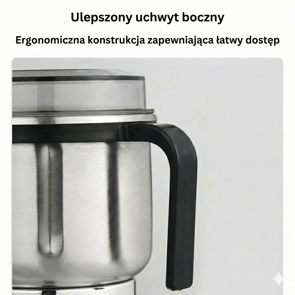 Elektryczny młynek do kawy i przypraw – młynek ze stali nierdzewnej do kawy, orzechów i nasion (kompaktowy)