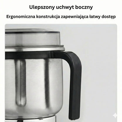 Elektryczny młynek do kawy i przypraw – młynek ze stali nierdzewnej do kawy, orzechów i nasion (kompaktowy)
