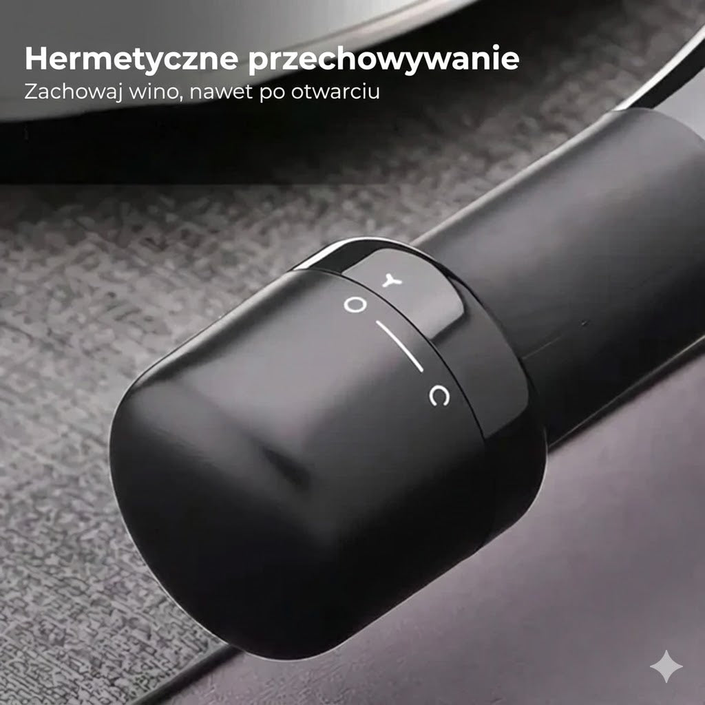 Korek próżniowy z pompką – dłuższa świeżość wina