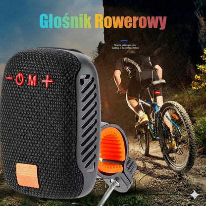 Głośnik Bluetooth na rower – wodoodporny głośnik z solidnym uchwytem (wstrząsoodporny i z funkcją zestawu głośnomówiącego)