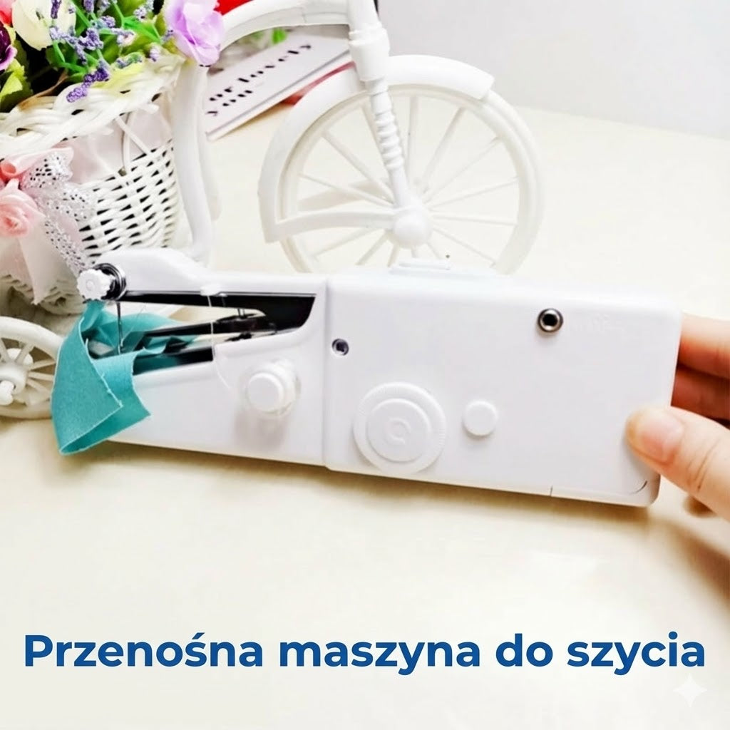Elektryczna ręczna maszyna do szycia – do ubrań i zasłon