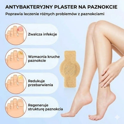 FungalPatch – Intensywny zestaw do pielęgnacji paznokci – Samoprzylepne plastry przeciwgrzybicze