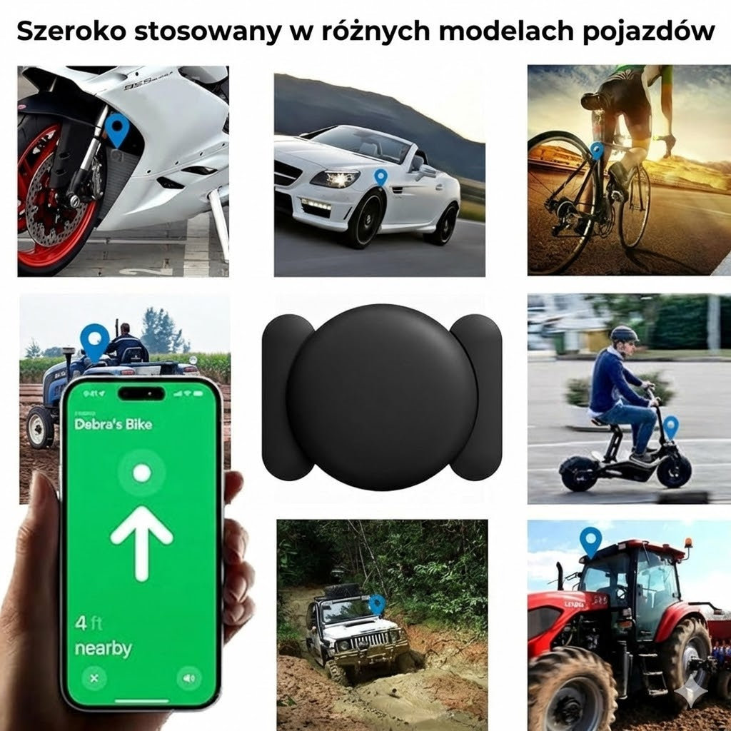 Magnetyczny lokalizator GPS do samochodu