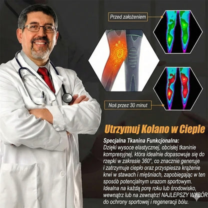 Samonagrzewające ochraniacze na kolana (zestaw 2 szt.)