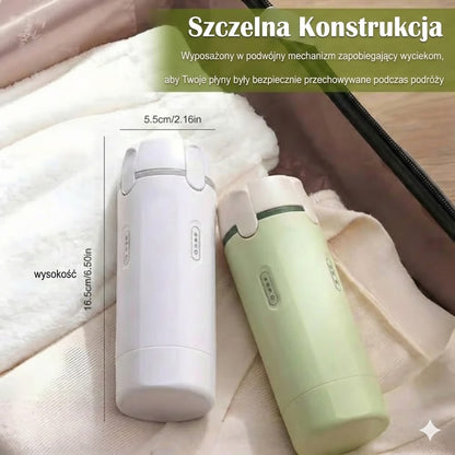Zestaw 4 w 1 butelek podróżnych – przenośne, szczelne silikonowe butelki na kosmetyki